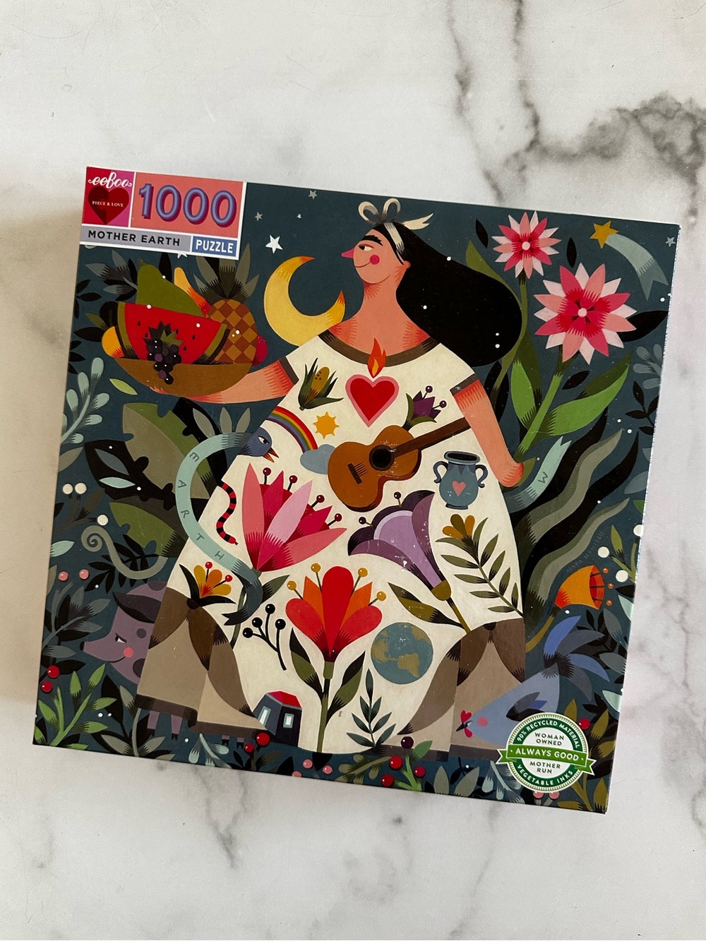 Eeboo Mother Earth 1000 Piece Jigsaw Puzzle